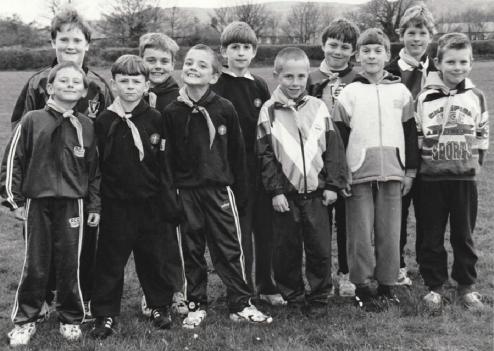 SCOUTS: The 1st Flookburgh Cub Scouts team, which took part in a Cub Scouts five-a-side competition in 1997