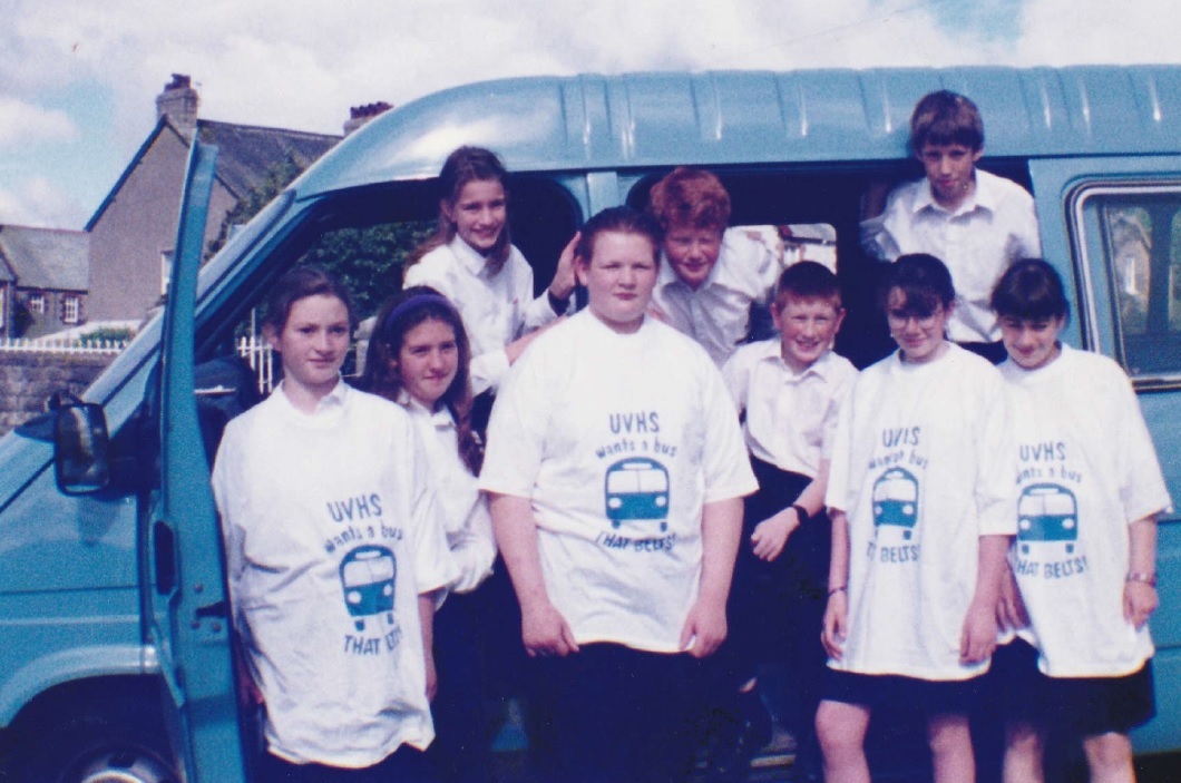 ULVERSTON: A bus appeal at Ulverston Victoria High School in 1994