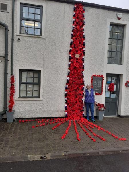 Striking Remembrance Display At Ulverston Co Operative Funeralcare The Mail