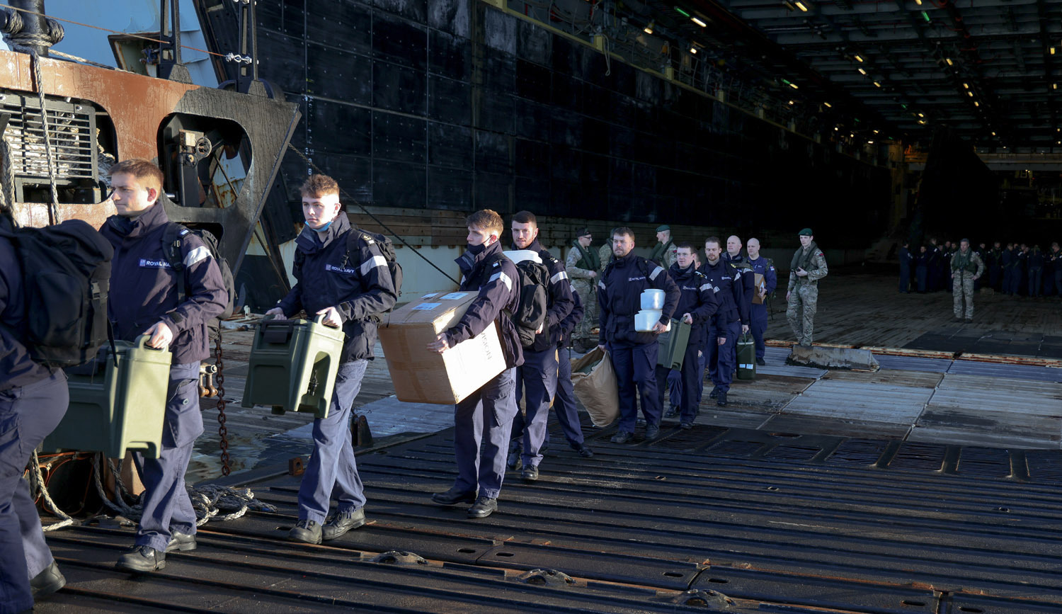 SHIP: Three week training with HMS Albion